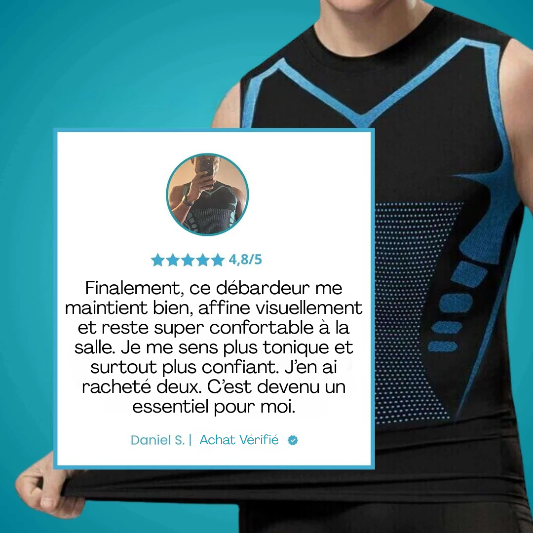 TorseMax™ – Débardeur de Compression Sculptante