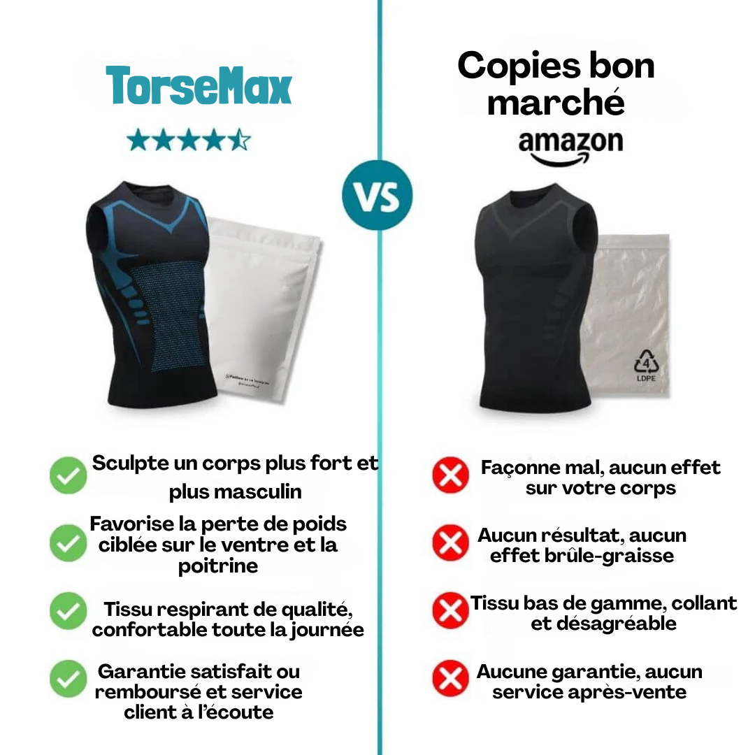 TorseMax™ – Débardeur de Compression Sculptante